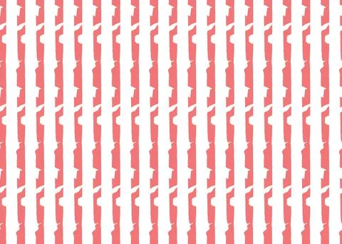 Vector texture background, seamless pattern. Hand drawn, red, white colors. Stock Illustration