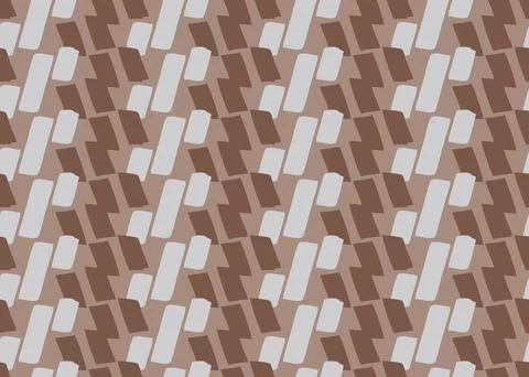 Vector texture background, seamless pattern. Hand drawn, brown, grey colors. Stock Illustration