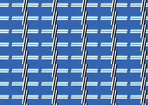 Vector texture background, seamless pattern. Hand drawn, blue, black, white c Stock Illustration