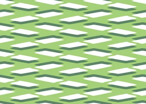Vector texture background, seamless pattern. Hand drawn, green, white colors. Stock Illustration