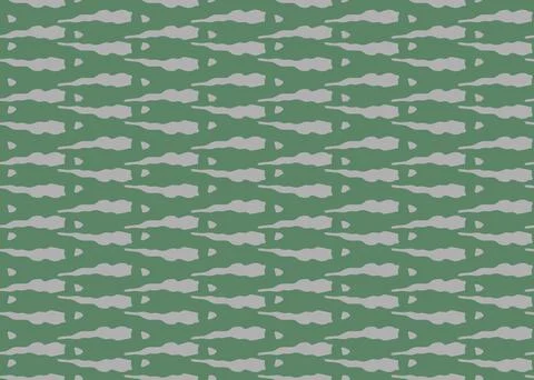 Vector texture background, seamless pattern. Hand drawn, green, grey colors. Illustrazione stock