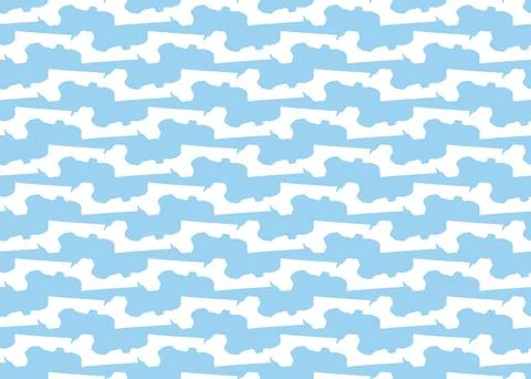 Vector texture background, seamless pattern. Hand drawn, blue, white colors. Illustrazione stock