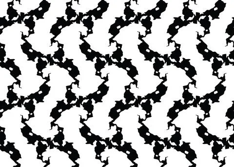 Vector texture background, seamless pattern. Hand drawn, black, white colors. Stock Illustration