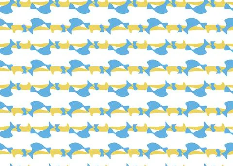 Vector texture background, seamless pattern. Hand drawn, yellow, blue, white  Stock Illustration