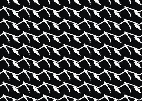 Vector texture background, seamless pattern. Hand drawn, black, white colors. Stock Illustration