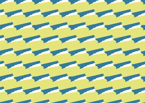 Vector texture background, seamless pattern. Hand drawn, yellow, blue, white  Stock Illustration