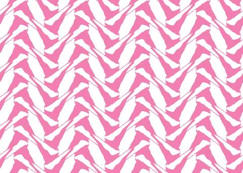 Vector texture background, seamless pattern. Hand drawn, pink, white colors. Stock Illustration
