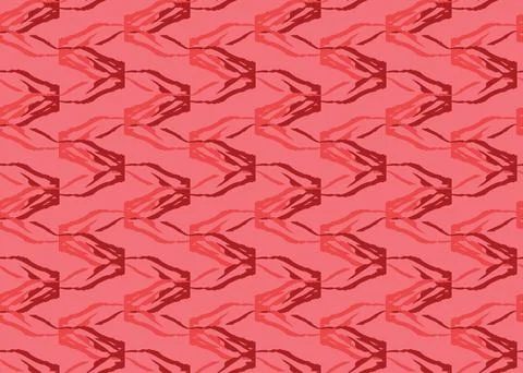 Vector texture background, seamless pattern. Hand drawn, red colors. Stock Illustration