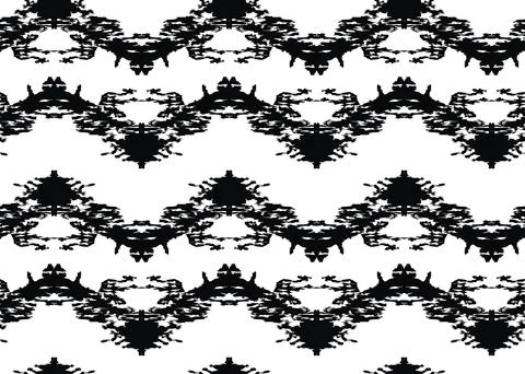 Vector texture background, seamless pattern. Hand drawn, black, white colors. Stock Illustration