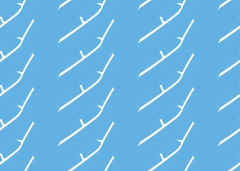 Vector texture background, seamless pattern. Hand drawn, blue, white colors. Stock Illustration