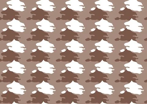 Vector texture background, seamless pattern. Hand drawn, brown, white colors. Stock Illustration