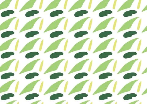 Vector texture background, seamless pattern. Hand drawn, green, yellow, white Illustrazione stock