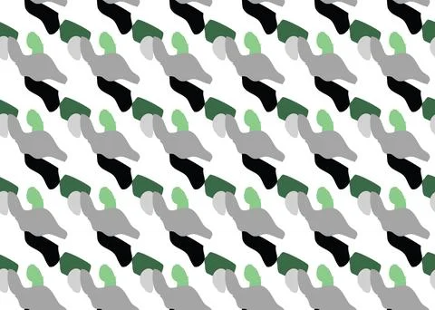 Vector texture background, seamless pattern. Hand drawn, grey, green, black,  Stock Illustration