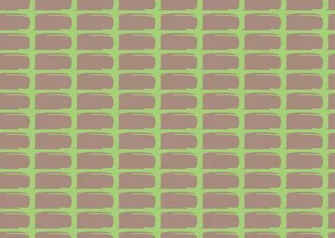 Vector texture background, seamless pattern. Hand drawn, green, brown colors. Stock Illustration