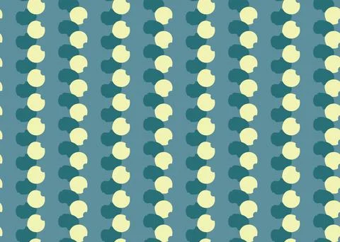 Vector texture background, seamless pattern. Hand drawn, blue and yellow colo Stock Illustration