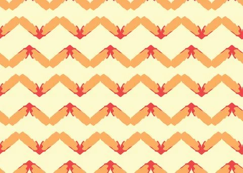 Vector texture background, seamless pattern. Hand drawn, yellow, orange, red  Stock Illustration