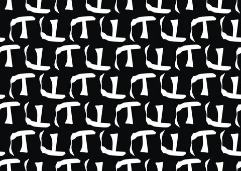 Vector texture background, seamless pattern. Hand drawn, black, white colors. Illustrazione stock