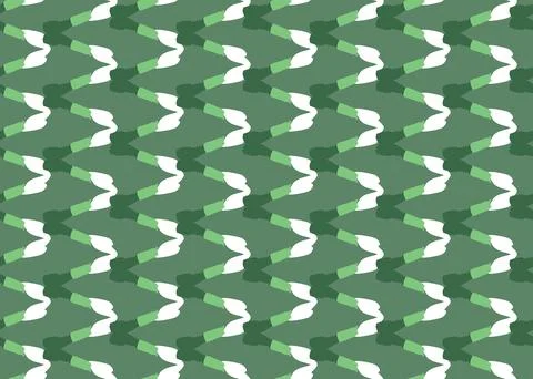 Vector texture background, seamless pattern. Hand drawn, green, white colors. Illustrazione stock