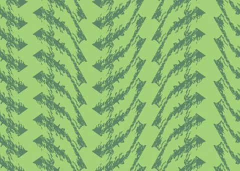 Vector texture background, seamless pattern. Hand drawn, green colors. Stock Illustration
