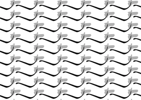 Vector texture background, seamless pattern. Hand drawn, black, grey, white c Stock Illustration