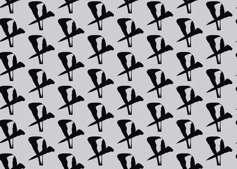 Vector texture background, seamless pattern. Hand drawn, grey, black colors. Stock Illustration