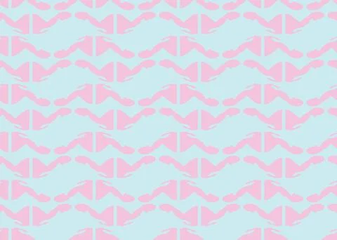 Vector texture background, seamless pattern. Hand drawn, blue, pink colors. Stock Illustration