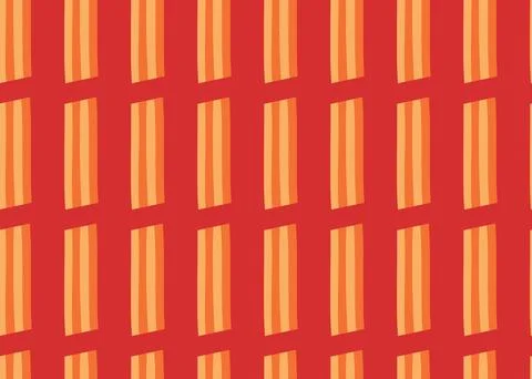 Vector texture background, seamless pattern. Hand drawn, red, orange, yellow  Stock Illustration