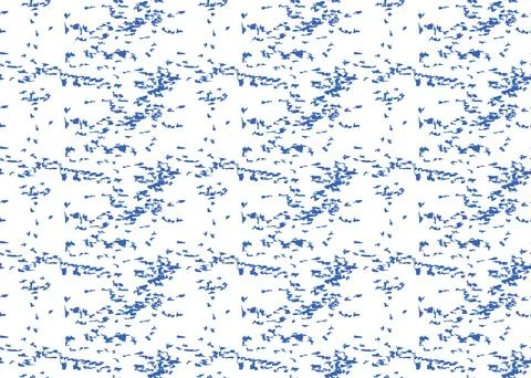 Vector texture background, seamless pattern. Hand drawn, blue, white colors. Stock-Illustration