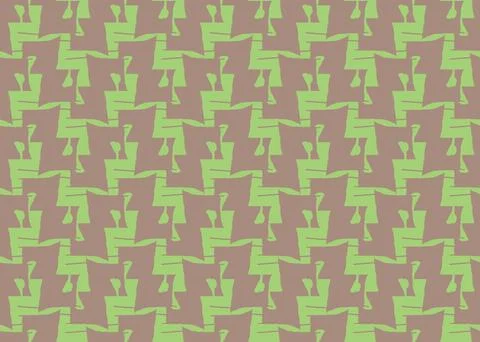 Vector texture background, seamless pattern. Hand drawn, brown, green colors. Stock Illustration