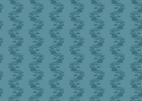 Vector texture background, seamless pattern. Hand drawn, blue colors. Stock Illustration