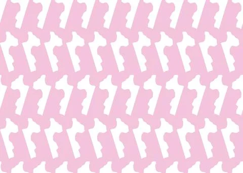 Vector texture background, seamless pattern. Hand drawn, pink, white colors. Stock Illustration