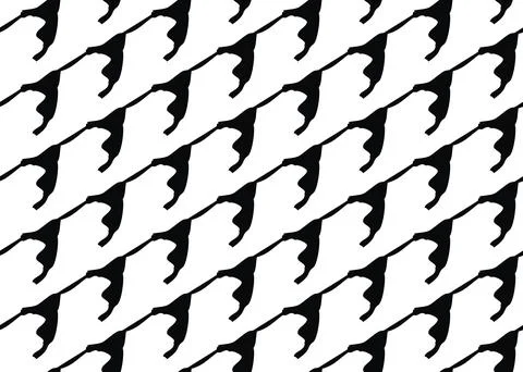 Vector texture background, seamless pattern. Hand drawn, black, white colors. Stock Illustration