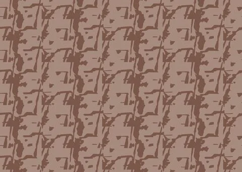 Vector texture background, seamless pattern. Hand drawn, brown colors. Stock Illustration
