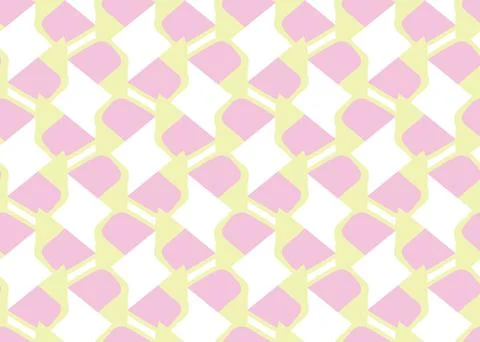 Vector texture background, seamless pattern. Hand drawn, pink, yellow, white  Stock Illustration