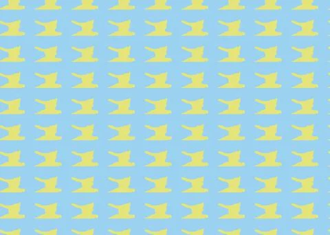 Vector texture background, seamless pattern. Hand drawn, blue, yellow colors. Stock Illustration