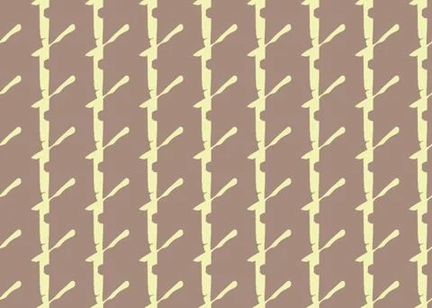 Vector texture background, seamless pattern. Hand drawn, brown, yellow colors Illustrazione stock