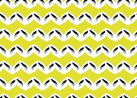Vector texture background, seamless pattern. Hand drawn, yellow, grey, black, Stock Illustration