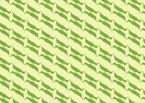 Vector texture background, seamless pattern. Hand drawn, green colors. Stock Illustration