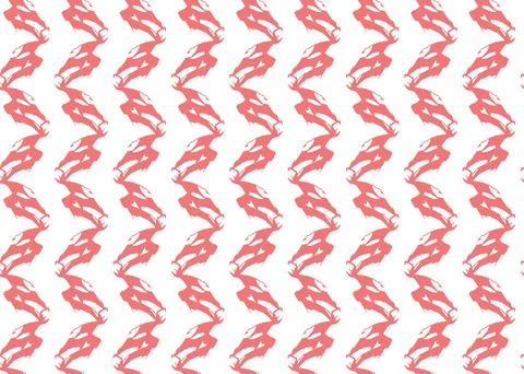 Vector texture background, seamless pattern. Hand drawn, red, white colors. Stock Illustration