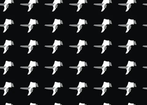 Vector texture background, seamless pattern. Hand drawn, black, grey, white c Stock Illustration