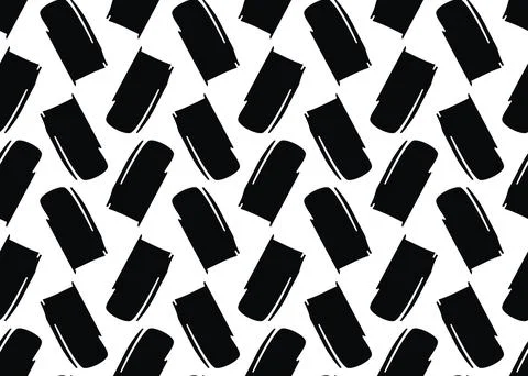 Vector texture background, seamless pattern. Hand drawn, black, white colors. Stock Illustration