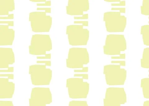 Vector texture background, seamless pattern. Hand drawn, yellow, white colors Stock Illustration