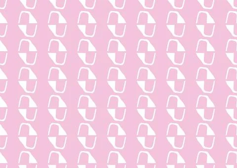 Vector texture background, seamless pattern. Hand drawn, pink, white colors. Stock-Illustration