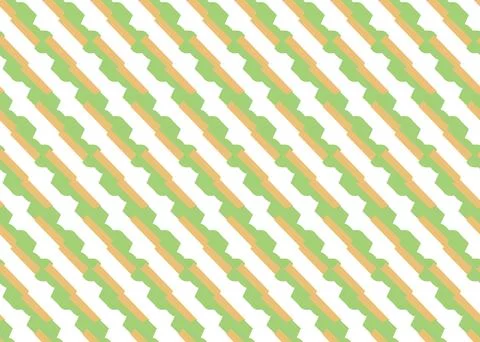 Vector texture background, seamless pattern. Hand drawn, green, orange, white Stock Illustration