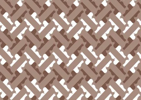 Vector texture background, seamless pattern. Hand drawn, brown, white colors. Stock Illustration