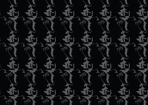 Vector texture background, seamless pattern. Hand drawn, black, grey colors. Stock Illustration