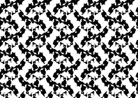 Vector texture background, seamless pattern. Hand drawn, black, white colors. Stock Illustration