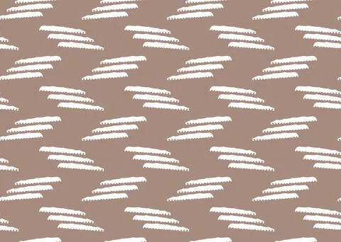 Vector texture background, seamless pattern. Hand drawn, brown, white colors. Stock Illustration