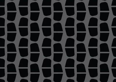 Vector texture background, seamless pattern. Hand drawn, black, grey colors. Stock Illustration