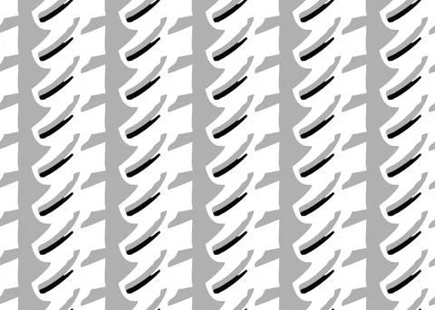 Vector texture background, seamless pattern. Hand drawn, grey, black, white c Stock Illustration